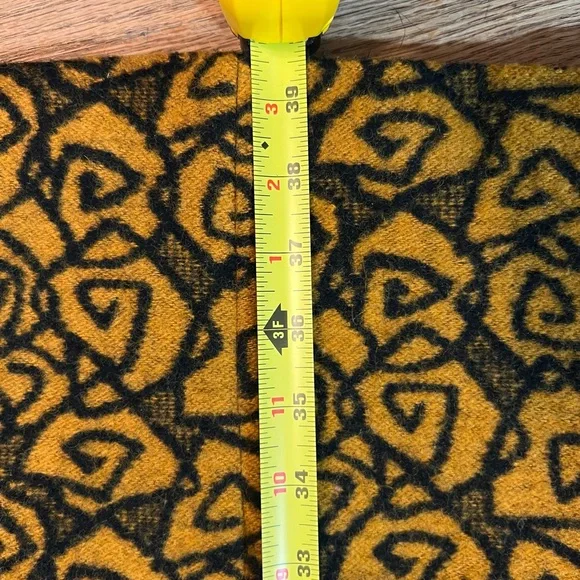 Vintage Patterned Pea Coat with Hood - Picture 6 of 6